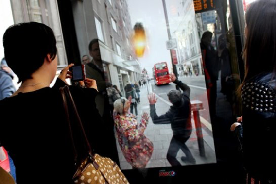 Image of the Unbelievable Bus Shelter by Pepsi Max